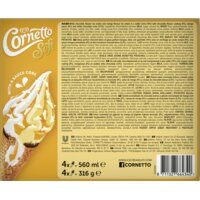 Een afbeelding van Ola Cornetto soft mango & white chocolate