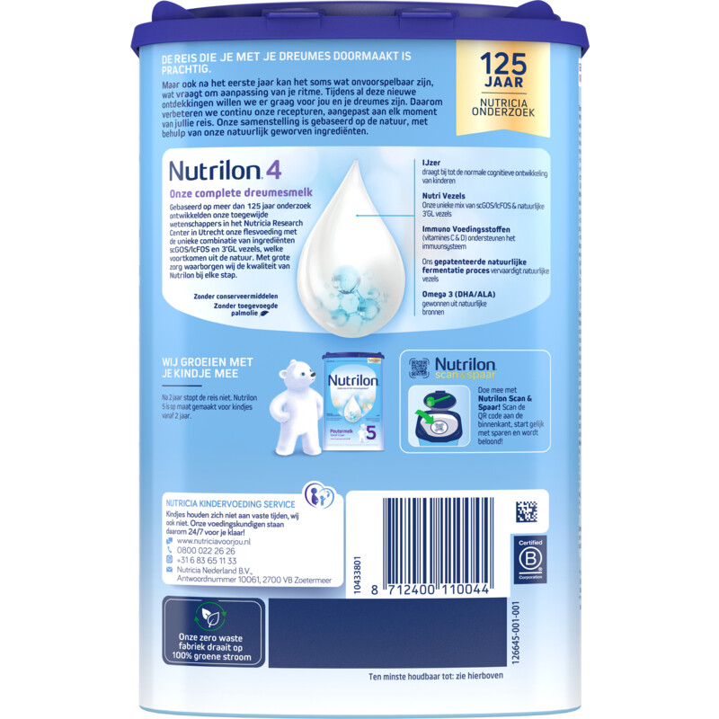Een afbeelding van Nutrilon 4 dreumesmelk 12+ maanden