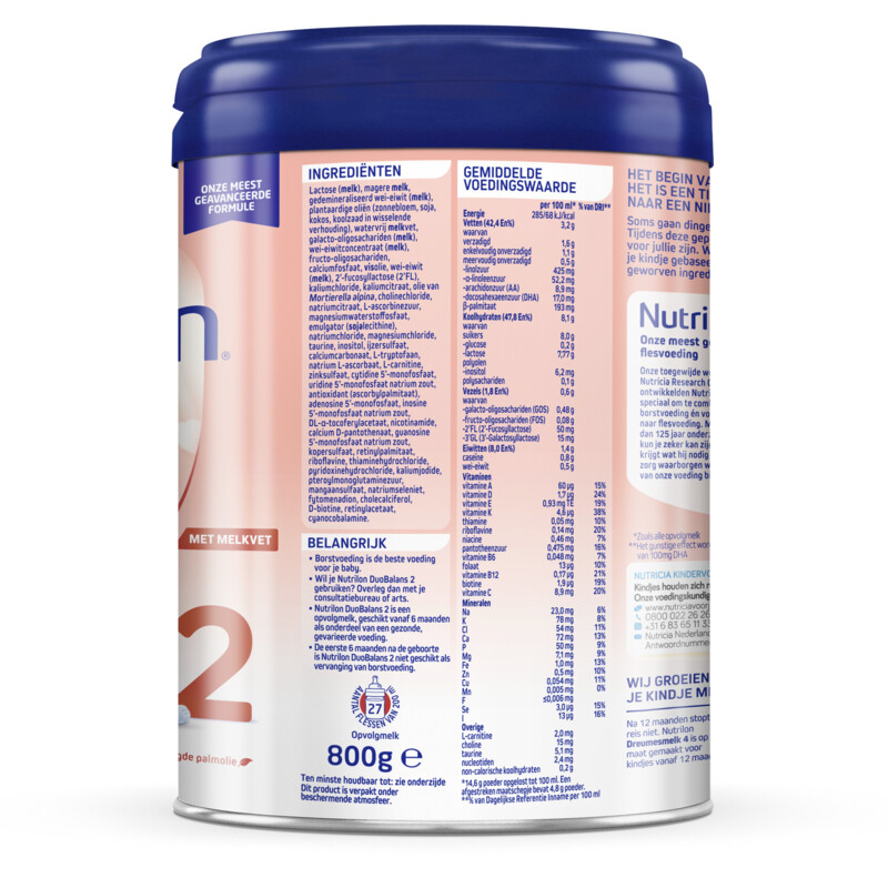 Een afbeelding van Nutrilon Duobalans 2 6 maanden+