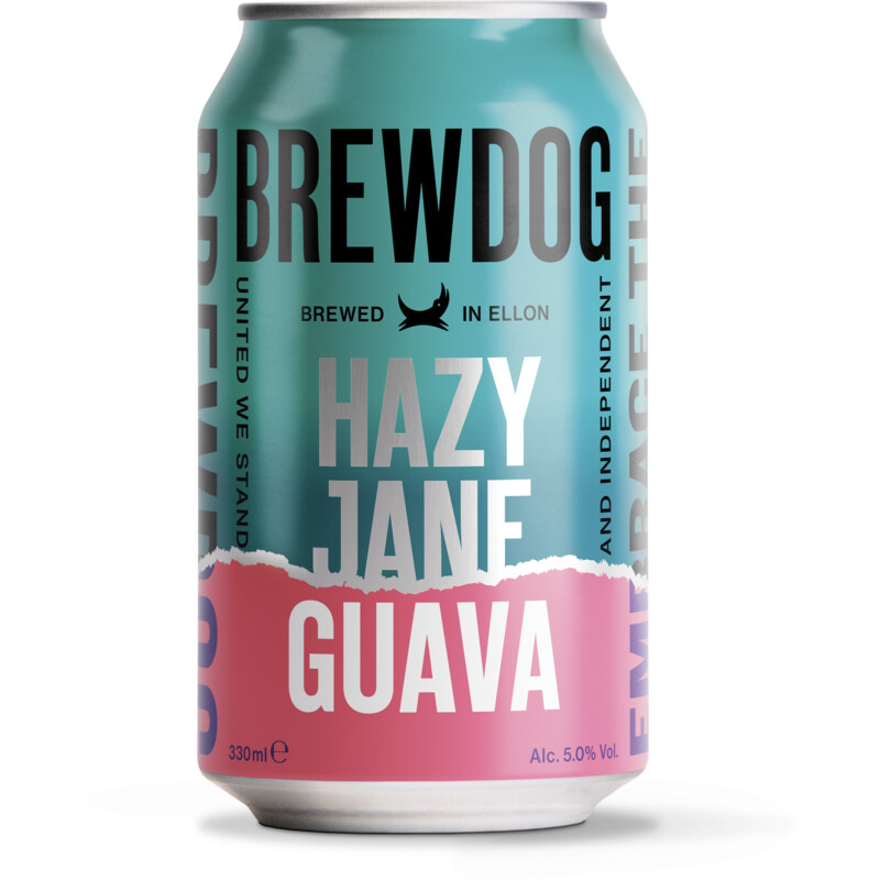 Een afbeelding van BrewDog Hazy jane guava