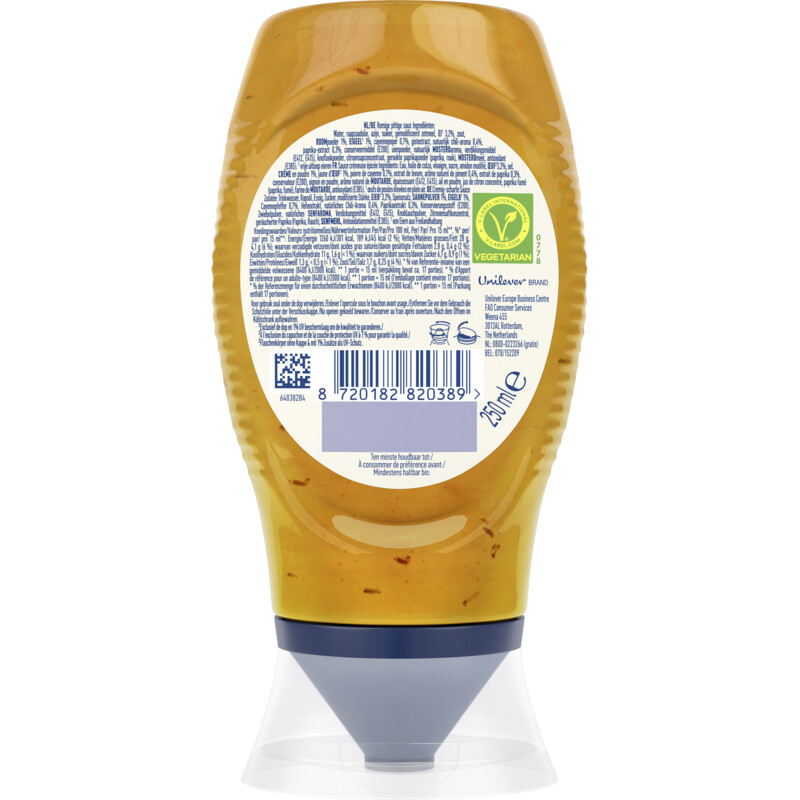 Een afbeelding van Hellmann's Chili saus
