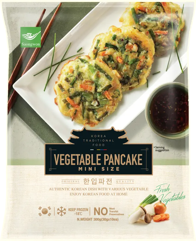 Saongwon Vegetable pancake mini size