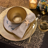 Een afbeelding van AH Excellent Tafellaken velvet paars