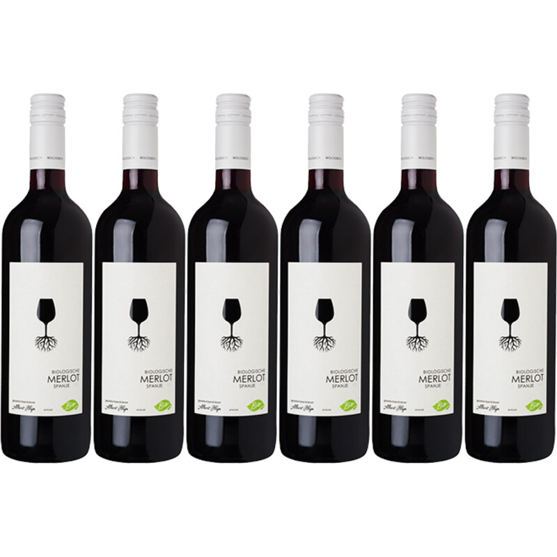 Een afbeelding van AH Biologisch Merlot 6 flessen