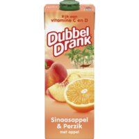 Een afbeelding van DubbelDrank Sinaasappel & perzik