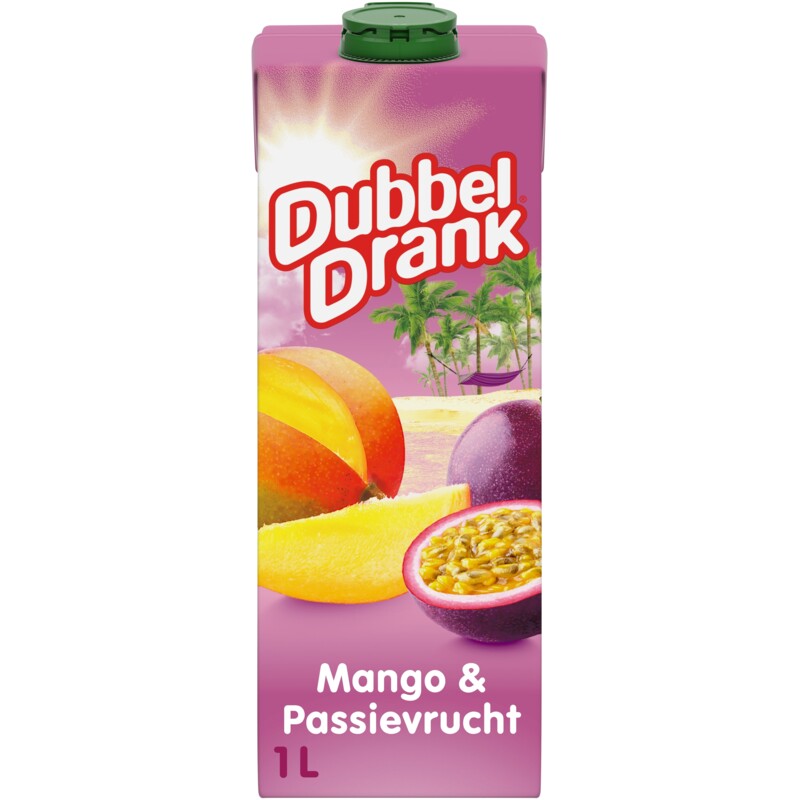 Een afbeelding van DubbelDrank Mango & passievrucht