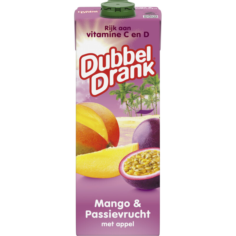 Een afbeelding van DubbelDrank Mango & passievrucht