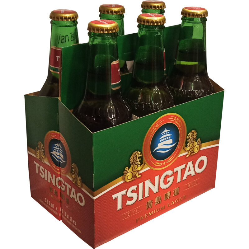 Een afbeelding van Tsingtao Premium lager 6-pack