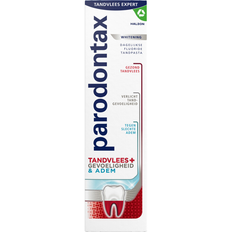 Een afbeelding van Parodontax Tandvlees, gevoeligheid & adem whitening