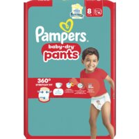 Een afbeelding van Pampers Baby dry pants luierbroekjes maat 8