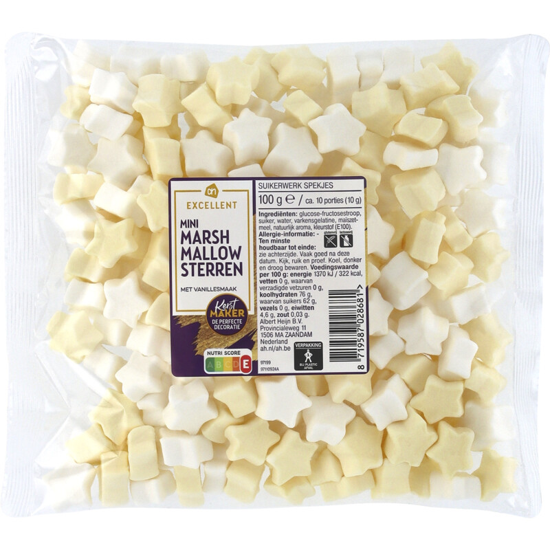 Een afbeelding van AH Excellent Mini marshmallow sterren