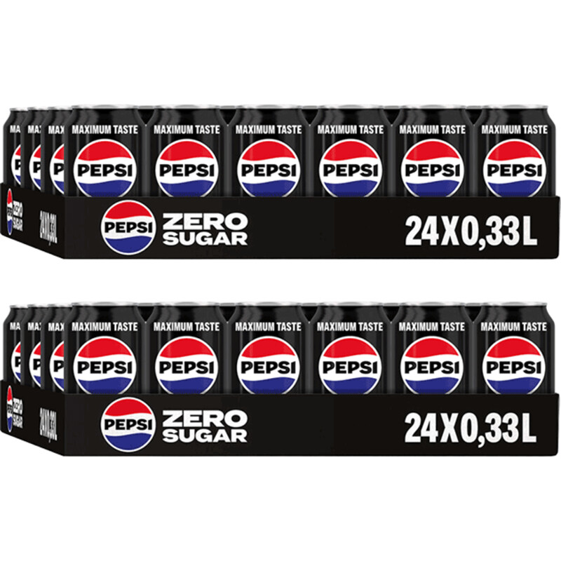 Een afbeelding van Pepsi Zero 2x 24-pack