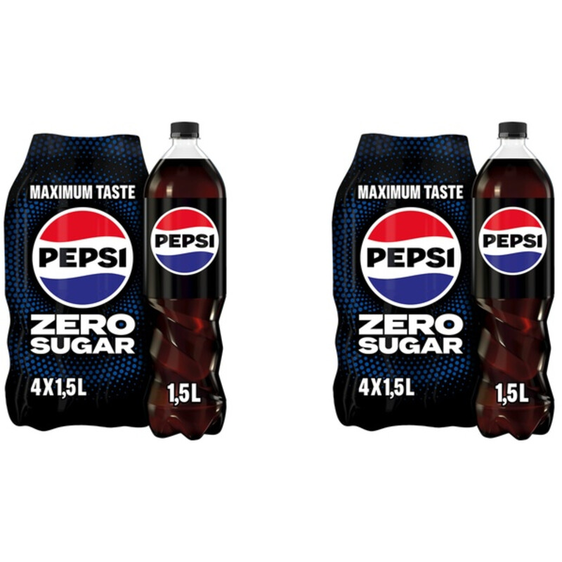 Een afbeelding van Pepsi Zero cola 2x 4-pack