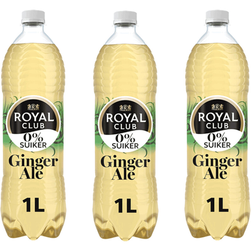 Een afbeelding van Royal Club Ginger Ale 0% 3-pack