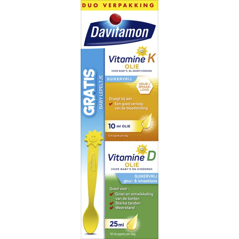 Baby eerste vitamines D + K