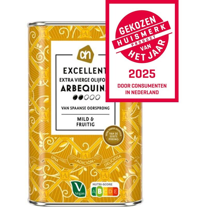 Een afbeelding van AH Excellent Extra vierge olijfolie arbequina