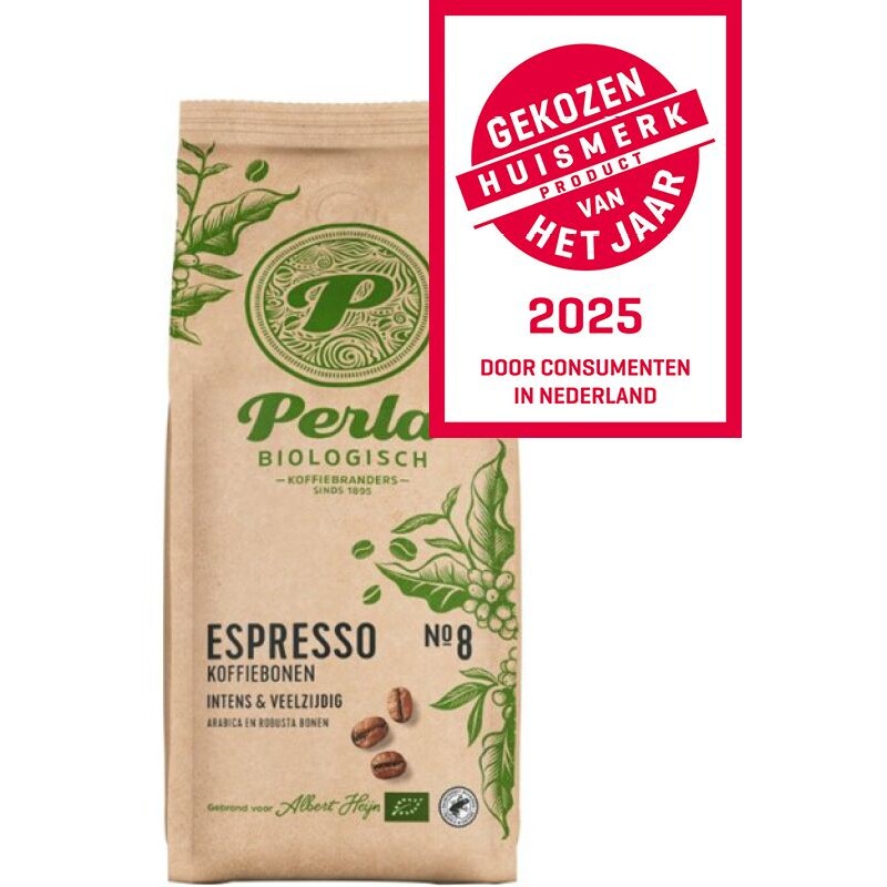 Een afbeelding van Perla Biologisch Espresso koffiebonen