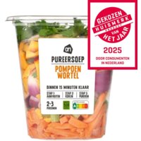 Een afbeelding van AH Verse pureersoep pompoen wortel