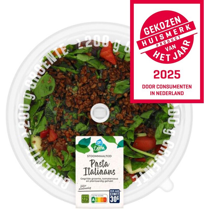 Een afbeelding van AH Terra Stoommaaltijd pasta Italiaans