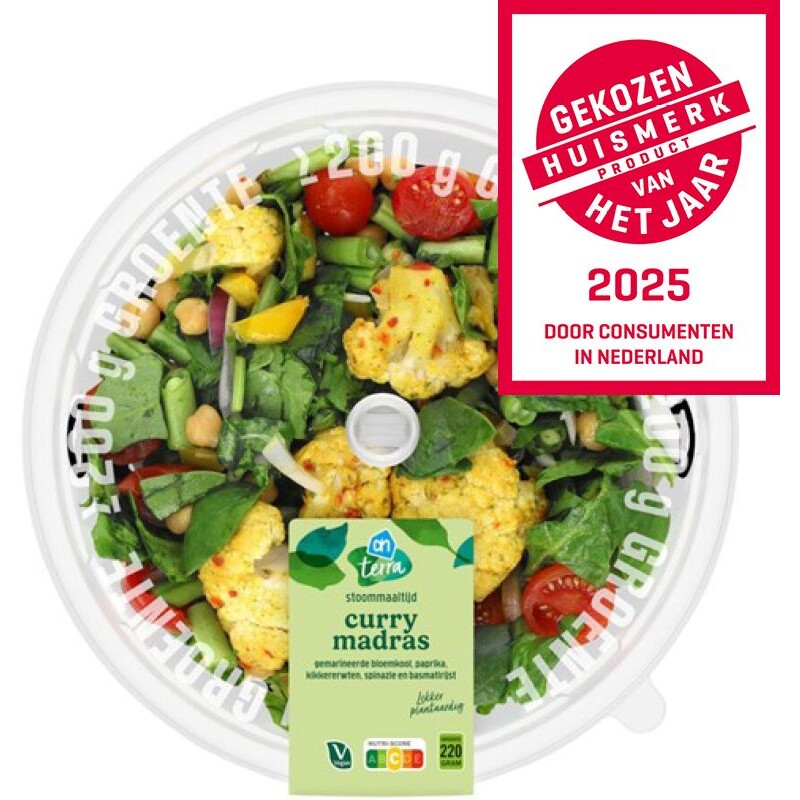 Een afbeelding van AH Terra Plantaardige stm curry madras