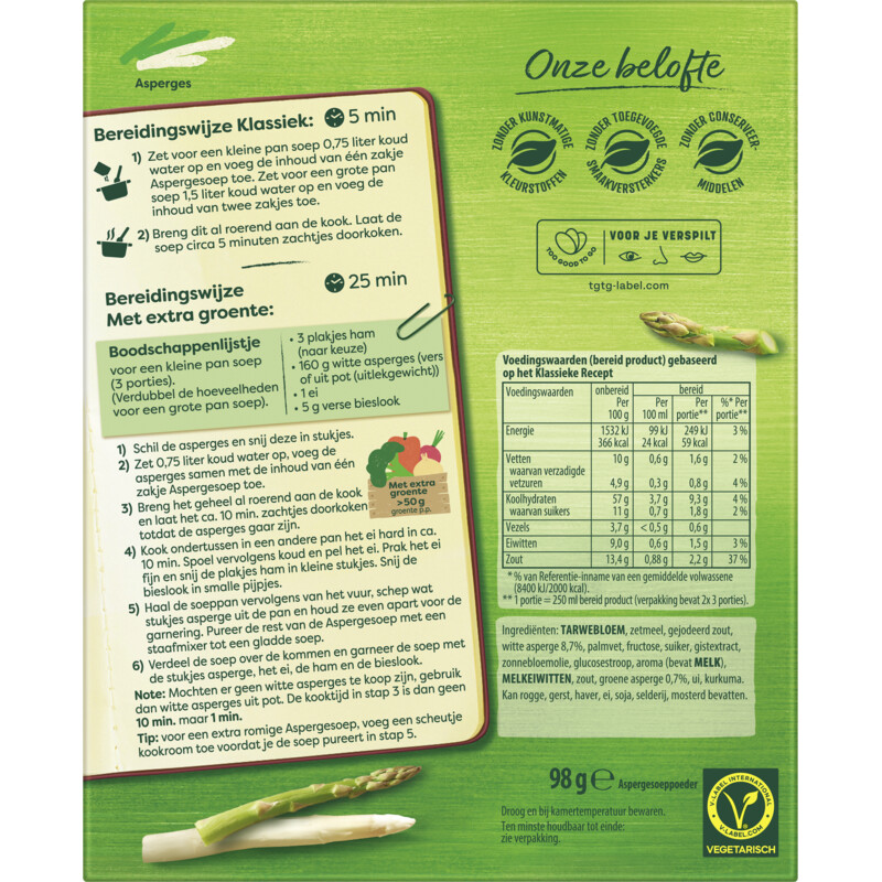 Een afbeelding van Knorr Mix voor asperge crème soep