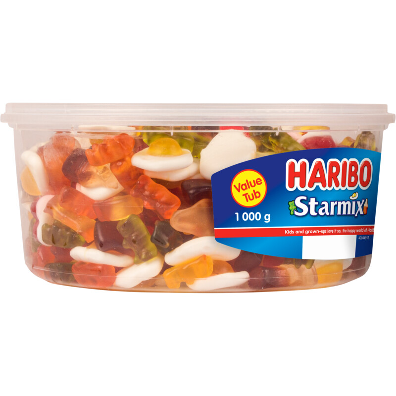 Een afbeelding van Haribo Starmix value tub