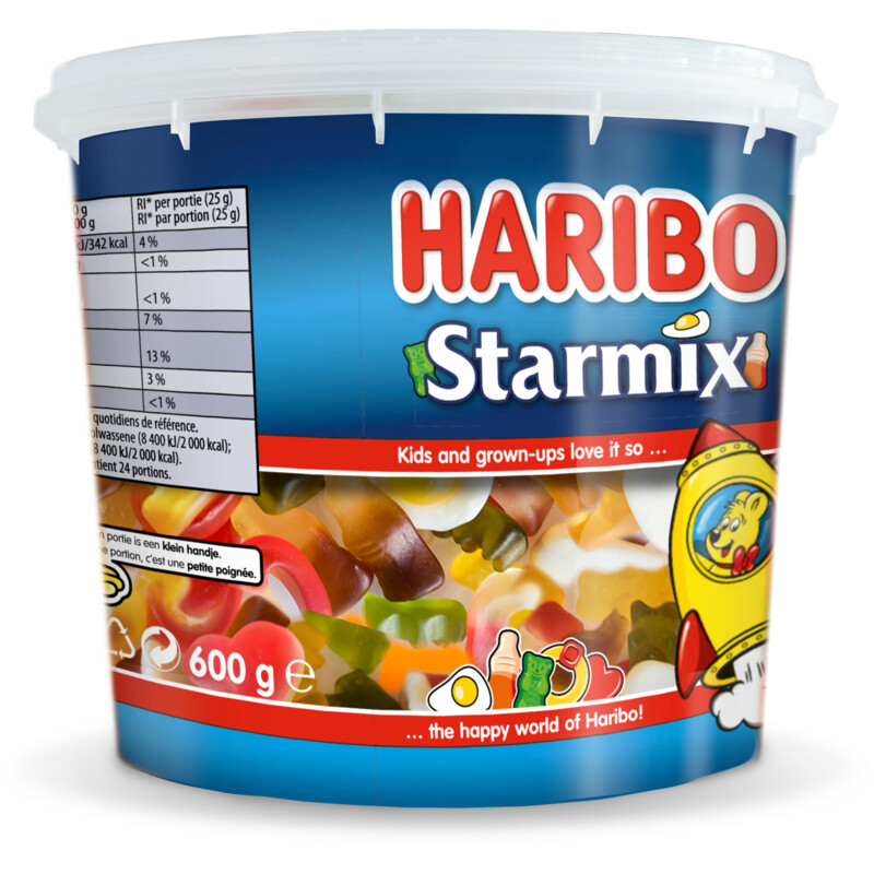 Een afbeelding van Haribo Starmix party size