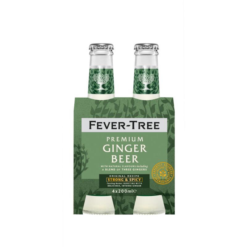 Een afbeelding van Fever-Tree Ginger beer 4-pack