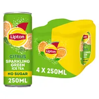 Lipton Ice tea green citrus sparkling 4-pack