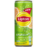 Een afbeelding van Lipton Ice tea green citrus sparkling no sugar