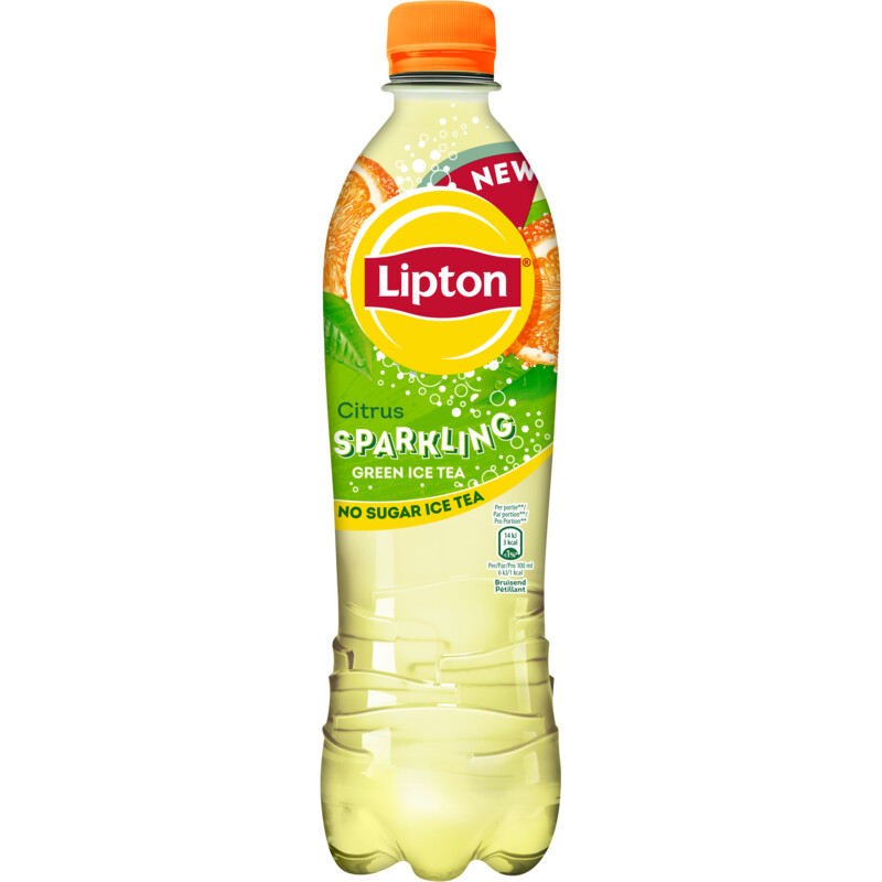 Een afbeelding van Lipton Ice tea green citrus sparkling no sugar