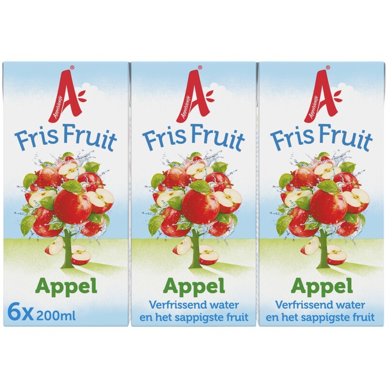 Een afbeelding van Appelsientje Fris fruit appel 6-pack