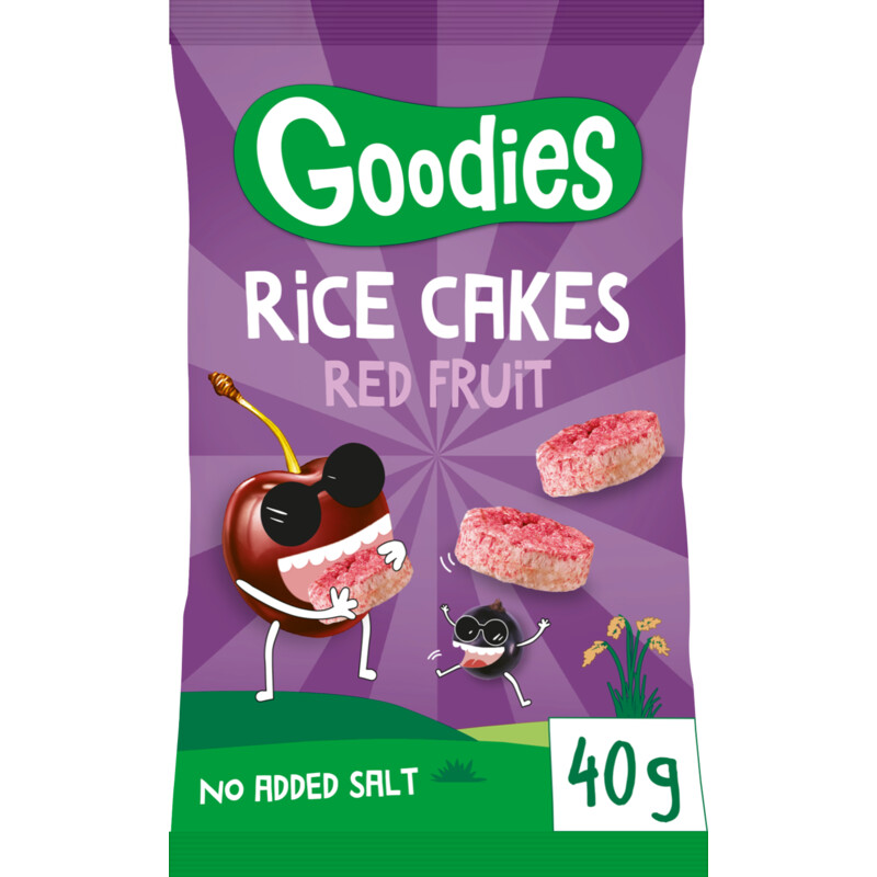 Een afbeelding van Goodies Luchtige rijstwafeltjes rood fruit 3+
