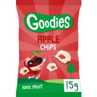Een afbeelding van Goodies Snack apple chips 3+ jaar