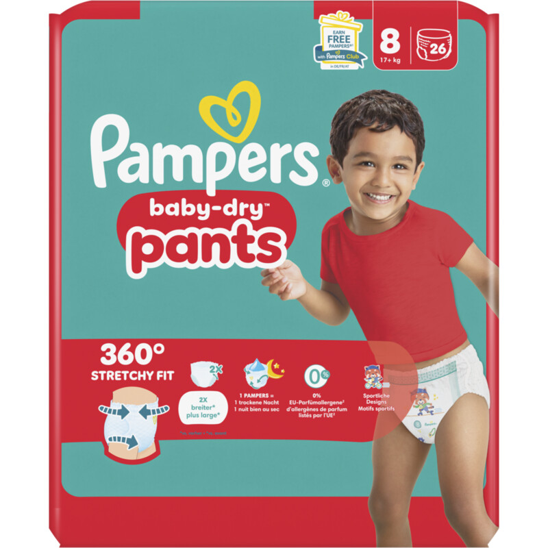 Een afbeelding van Pampers Baby dry pants luierbroekje value pack