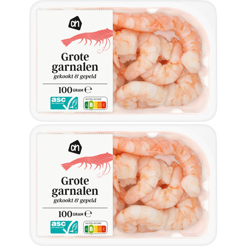 Een afbeelding van AH Grote garnalen 2-pack