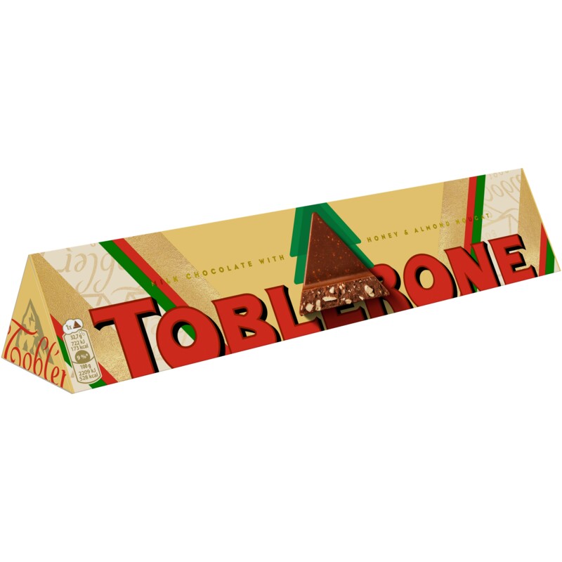 Een afbeelding van Toblerone Chocoladereep melk amandelnougat