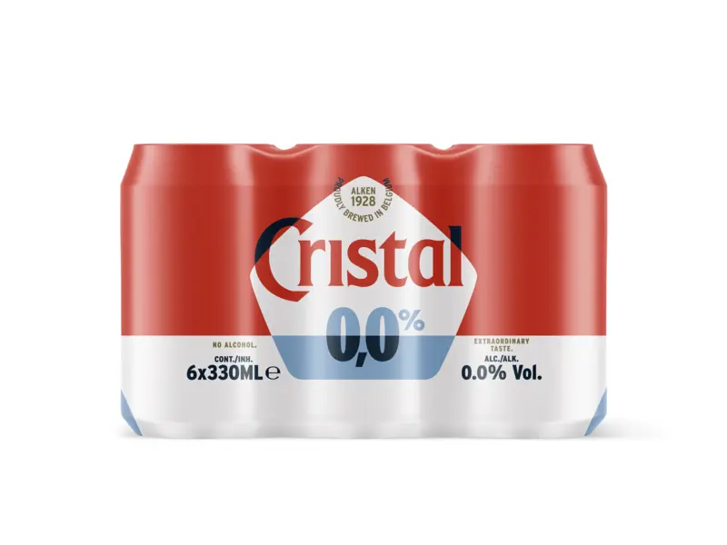 Cristal 0.0% zero 6-pack bel