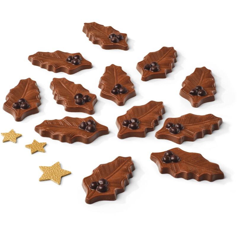 Een afbeelding van AH Excellent Terra hulstblaadjes krokante hazelnoot