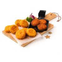 Een afbeelding van AH Excellent Mini kaasschnitzeltjes sweet onion