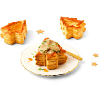 Een afbeelding van AH Excellent Bladerdeegbakjes kerstboomvorm