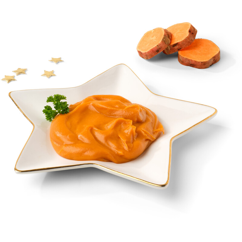 Een afbeelding van AH Excellent Zoete aardappelpuree gerookte paprika