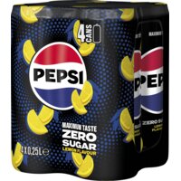 Een afbeelding van Pepsi Zero sugar lemon 4-pack