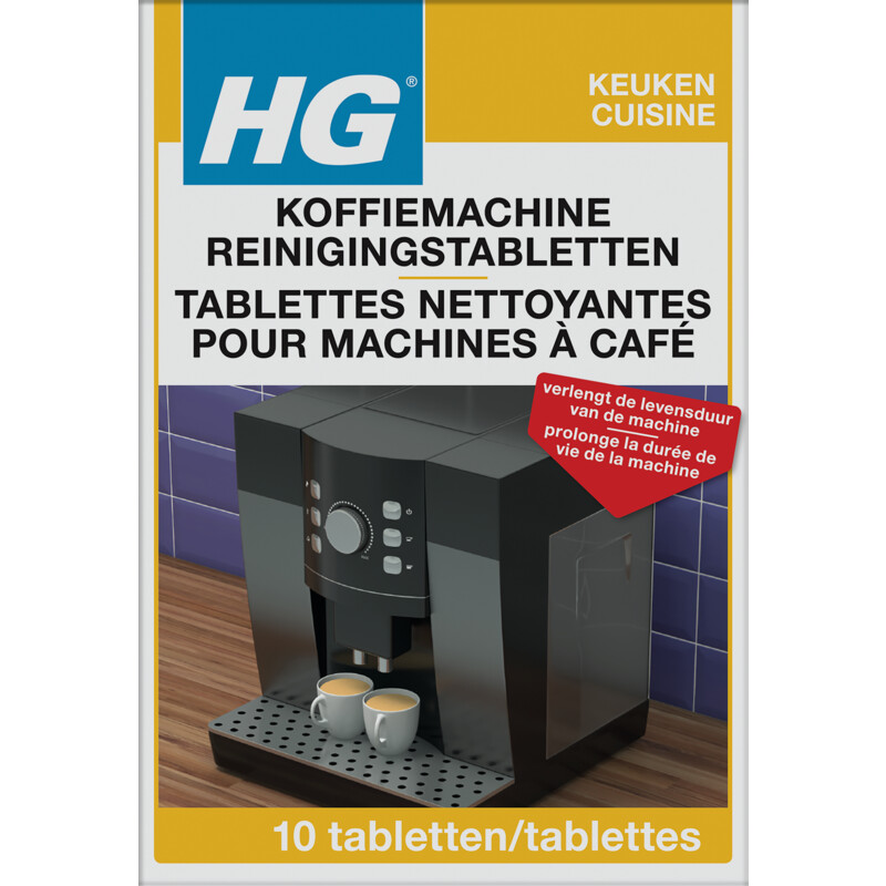 Een afbeelding van HG Koffiemachine reinigingstabletten