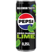 Pepsi Zero sugar lime