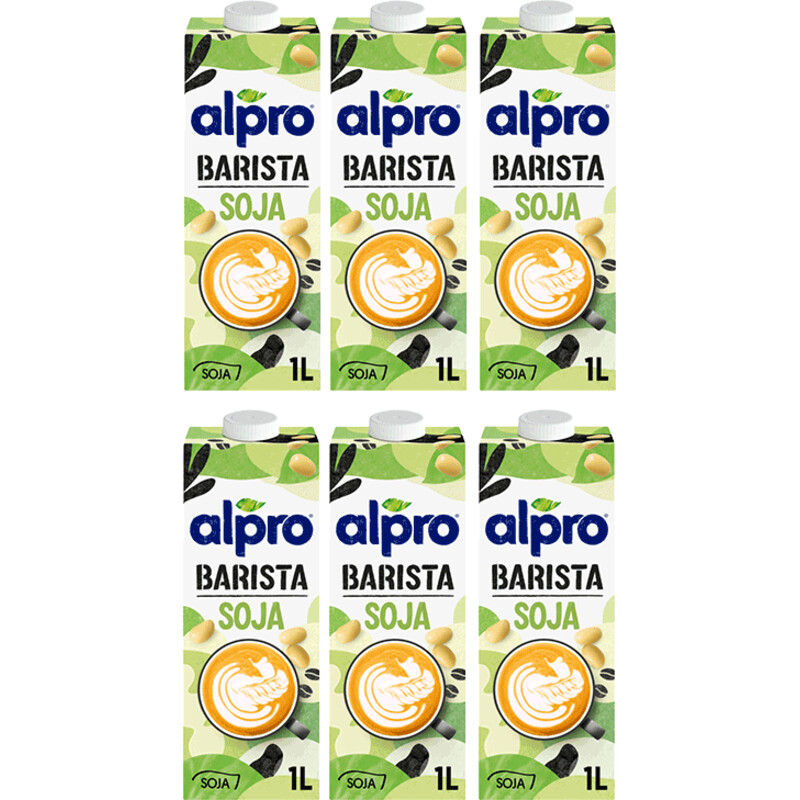 Een afbeelding van Alpro Barista soja 6-pack