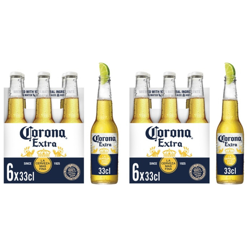 Een afbeelding van Corona Extra Pils Half Bier Krat pakket
