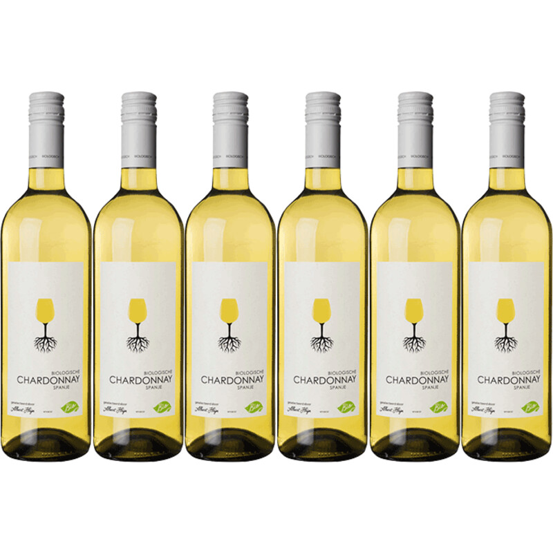 Een afbeelding van AH Biologisch Chardonnay 6 flessen