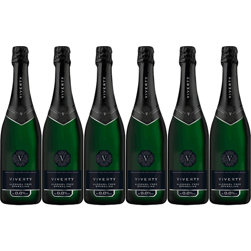 Een afbeelding van Viverty Sparkling wit alcoholvrij 6-pack