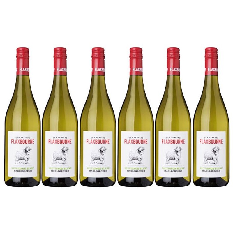 Een afbeelding van Flaxbourne Sauvignon blanc 6 flessen